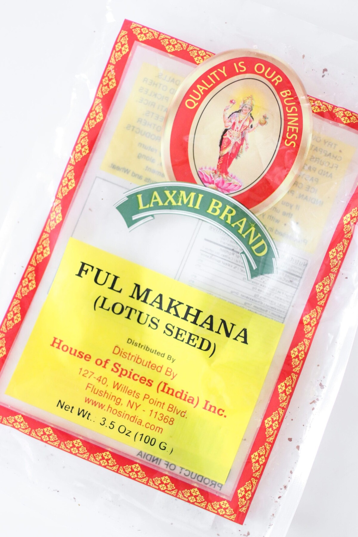 a bag of ful makhana seeds