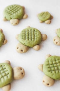 matcha tahini turtle cookies veggiekins