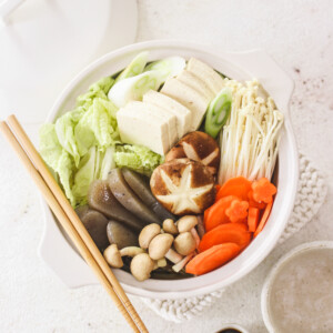 Vegan Japanese Hot Pot - Nabemono - Veggiekins Blog-18