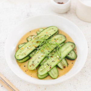 Spicy Cucumber Salad Veggiekins Blog