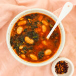Kale Gochujang Soup Veggiekins Blog