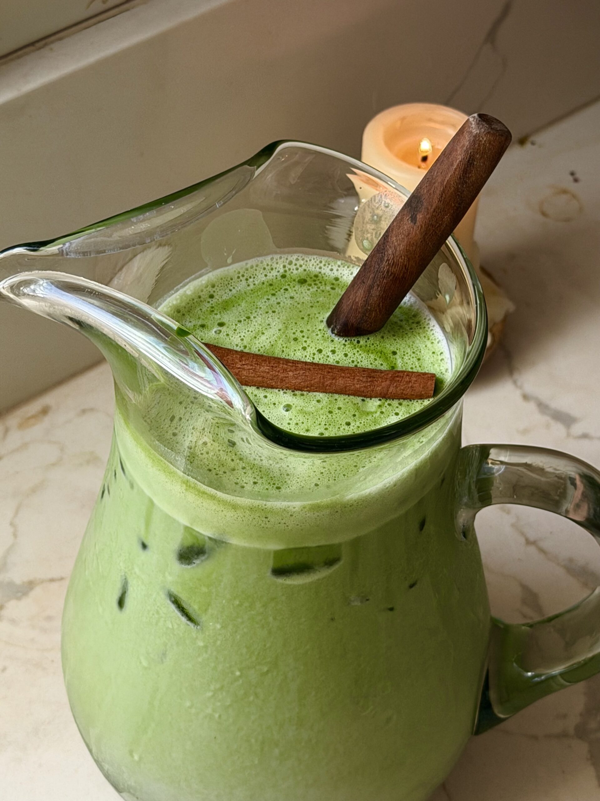 Horchata Matcha Latte - Veggiekins Blog